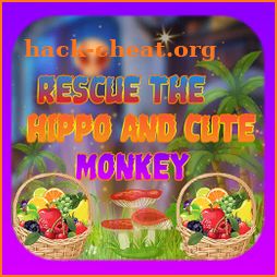 Kavi Escape 653- Rescue The Hippo And Cute Monkey icon