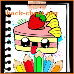 Kawaii Food Coloring Book icon