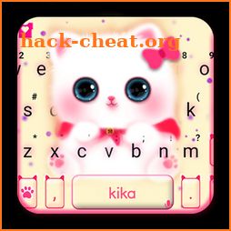 Kawaii Kitty Cute Cat Keyboard Theme icon