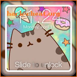Kawaii Pusheen Cat Anime App Lock icon