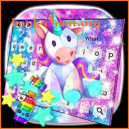 Kawaii Unicorn Gravity Keyboard icon