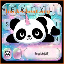 Kawaii Unicorn Panda Keyboard Theme icon