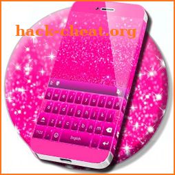 Keyboard Glitter Pink icon