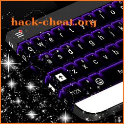 Keyboard Neon Purple Theme icon