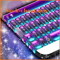 Keyboard Purple Flower icon