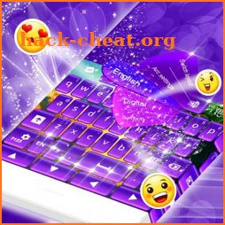 Keyboard Purple Glow icon