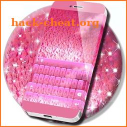 Keyboard Themes Pink Glitter icon