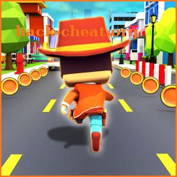 KIDDY RUN - Blocky 3D Running Games icon