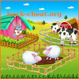 Kids Animal Farm : Village Life Fun icon