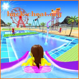 Kids Aquapark: Water slide Theme Park Game icon