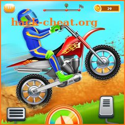 Kids Bike Hill Racing: Free Motorcycle Games icon