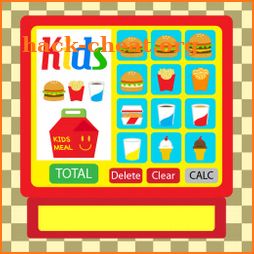 Kids Burger Cash Register Full icon