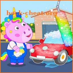 Kids Car Wash Salon: Poppy Unicorn Fun icon