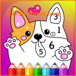 Kids Color by Numbers Book with Animated Effects icon
