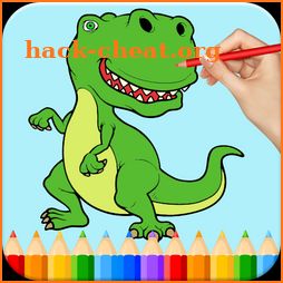 Kids Coloring Book Dinosaurs icon