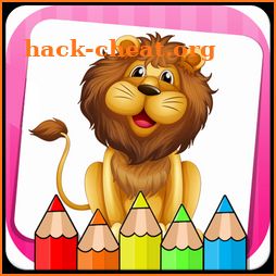 Kids Coloring Book For Animals icon