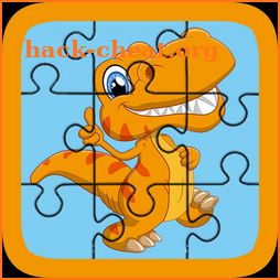 Kids Dino Cartoon Jigsaw Puzzle icon
