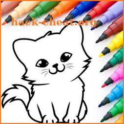 Kids Drawing & Coloring Games icon