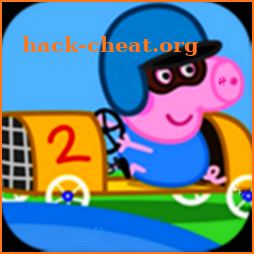 kids happy Pig Racing icon
