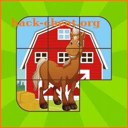 Kids Horses Slide Puzzle icon