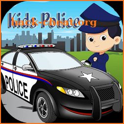 Kids Police Car Driving Simulator Racing games icon