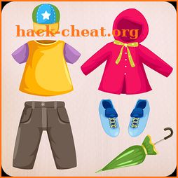 Kids puzzle for preschool education - Clothes 👔👗 icon