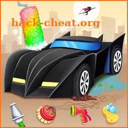Kids Superhero Car Wash Games icon