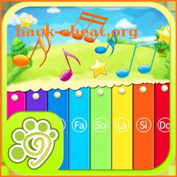 Kids toy xylophone music game icon