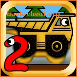 Kids Trucks: Puzzles 2 - Gold icon