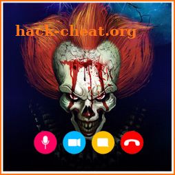 killer clown call - video call icon