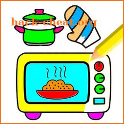 Kitchen Cooking Coloring - kids Coloring Game icon