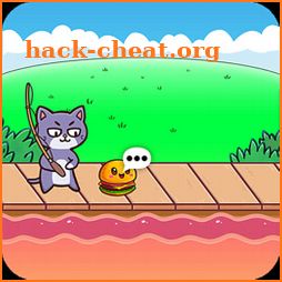 Kittens fishing for food-Clicker Game Restaurant icon