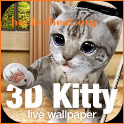 Kitty & cat live wallpaper icon