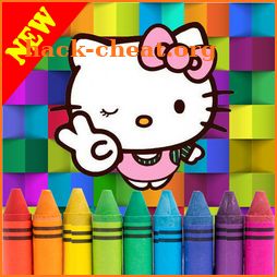 Kitty Cat Coloring Book icon