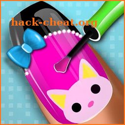 Kitty Nail Salon - Nail Art Design & Coloring Game icon