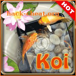 Koi pond 3D live wallpaper icon