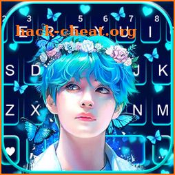 KPop Pretty Boy Keyboard Background icon