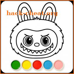 Labubu Coloring Games for Kids icon