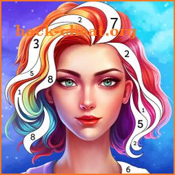 Lady Color - Paint by number icon