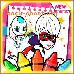 Ladybug Cat Coloring Book icon