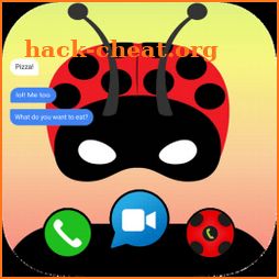 Ladybug Noir Video Call & Live Chat icon