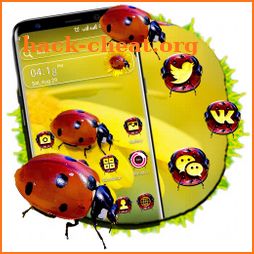 Ladybug Sunflower Launcher Theme icon