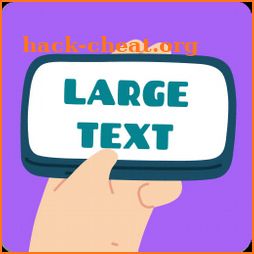 Large Text icon