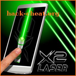 Laser Pointer X2 (PRANK AND SIMULATED APP) icon