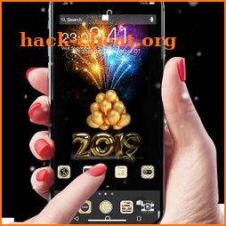 Latest 2019 New Year Theme Beauty Ball Fireworks icon