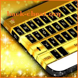 Latest Gold Keyboard Theme icon