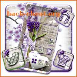 Lavender Heart Launcher Theme icon