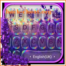 Lavender Shimmer Keyboard Theme icon