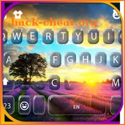Lavender Sunset Keyboard Background icon