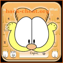 Lazy Orange Cat Keyboard Theme icon